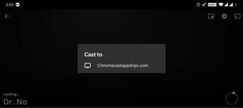 buscando chromecast para trasmitir pluto tv