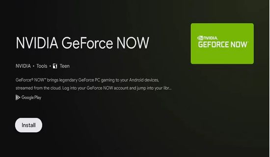instalar NVIDIA GeForce NOW